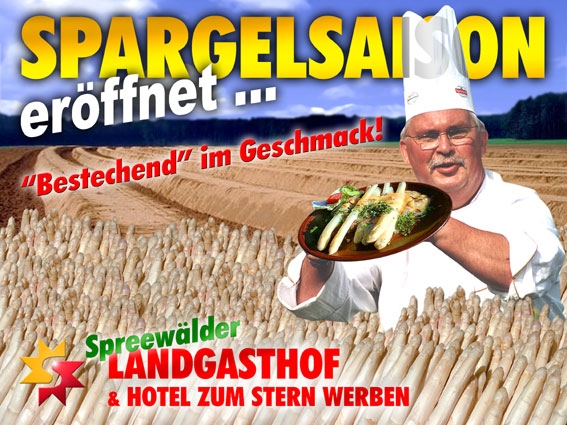 Spargel im Spreewaldrestaurant