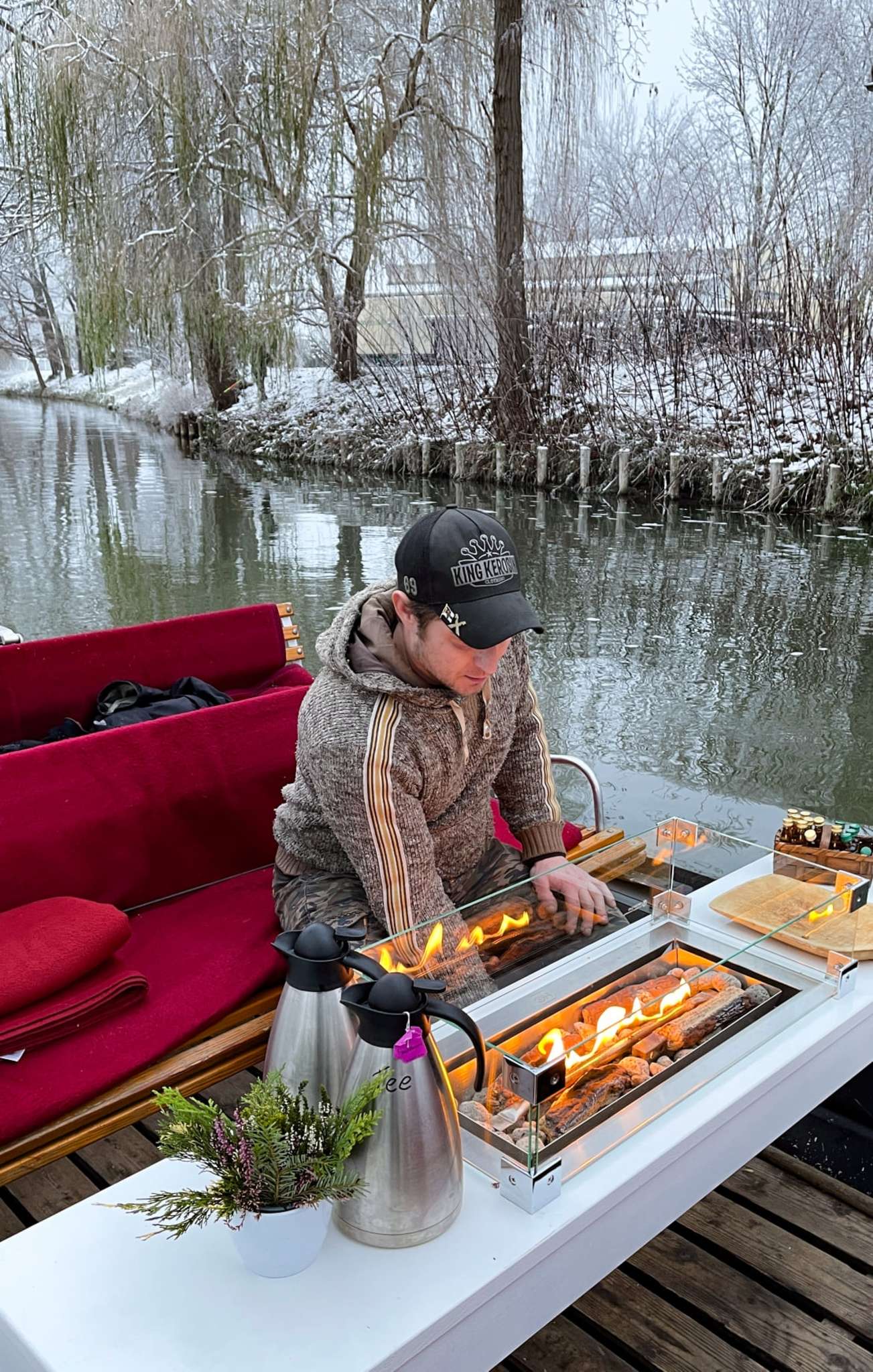 Kaminkahnfahrt im Winter