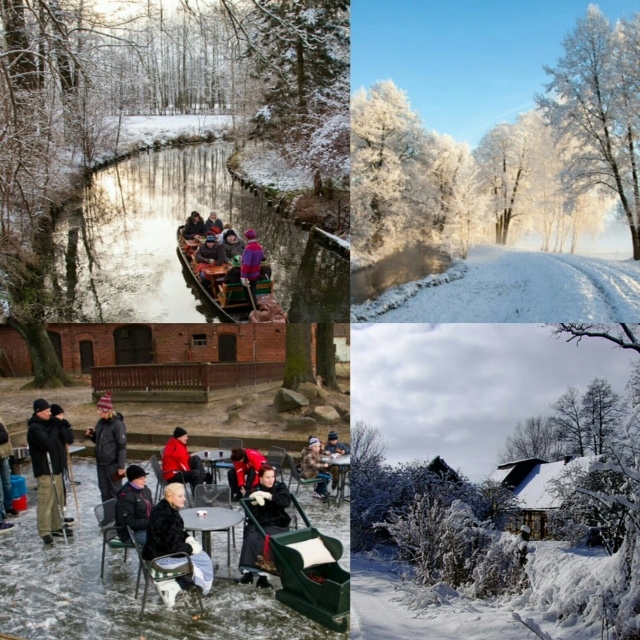 Väterchen Frost im Spreewald unterwegs