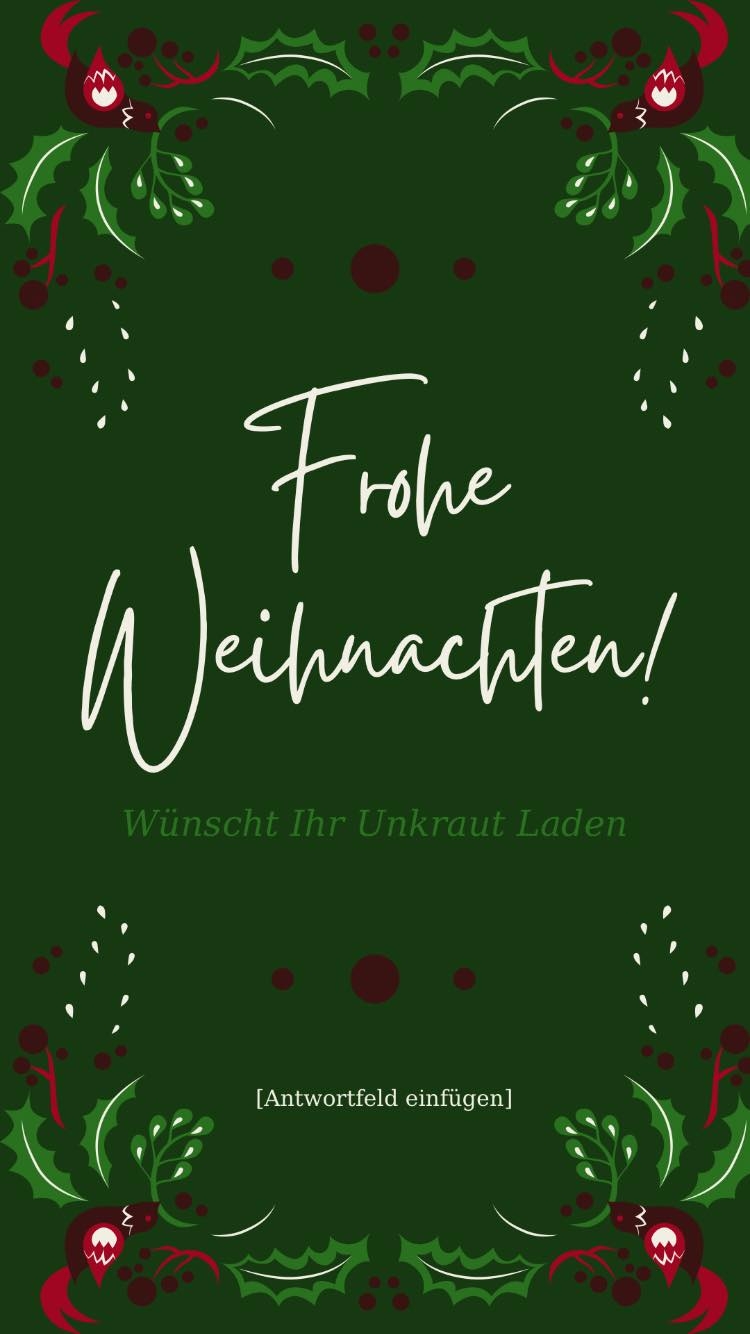 Wunsch für die Festtage!