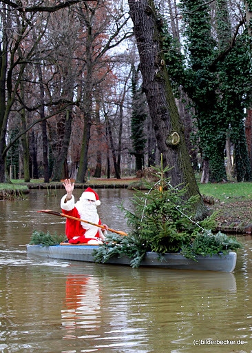 Hier kommt der Weihnachtsmann