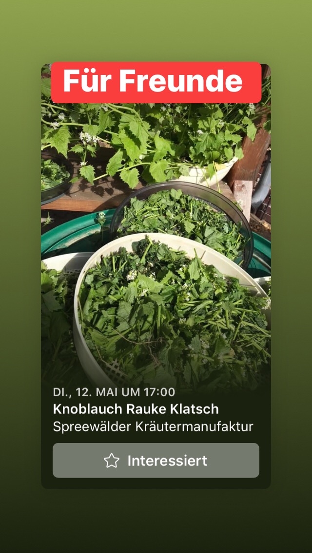 Kräuterklatsch am Diestag